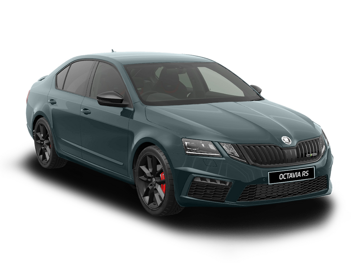 Skoda Octavia RS темно-синий